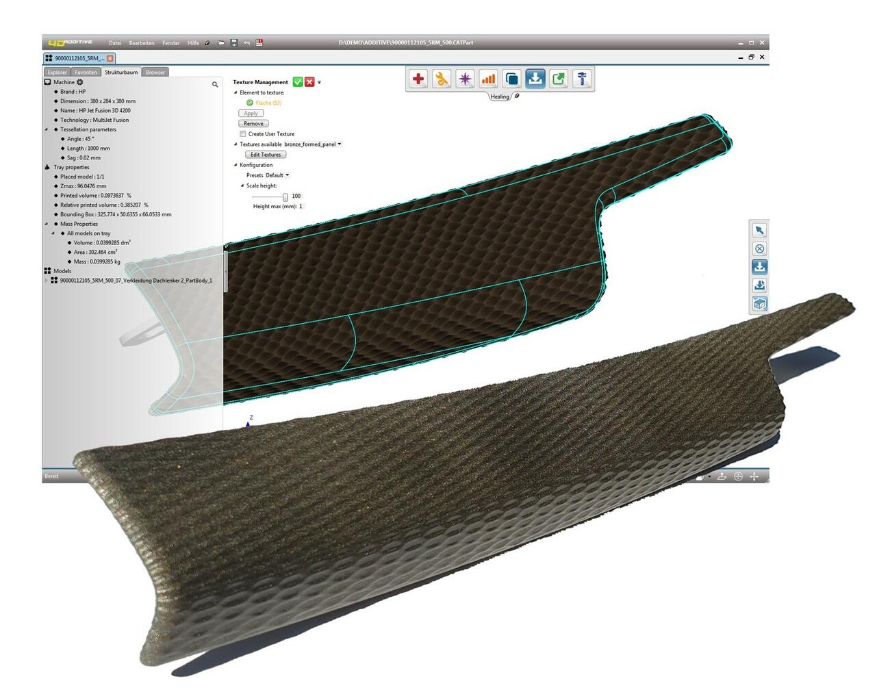Entwicklung Konstruktion Herstellung von Bauteilen auch im 3D-Druckverfahren 