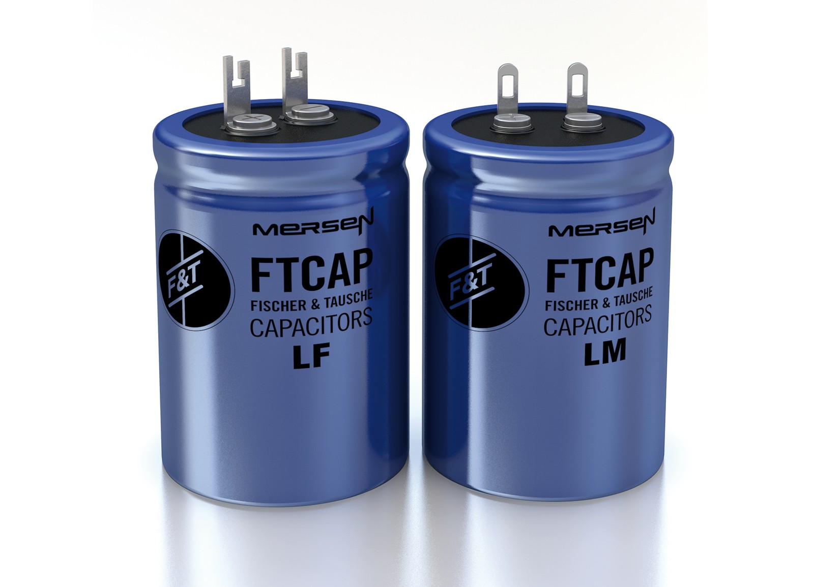 FTCAP (Teil des Mersen-Konzerns) bietet eine große Bandbreite von Aluminium-Elektrolytkondensatoren mit Lötfahnen, wobei zahlreiche Anschluss-Variationen verfügbar sind.