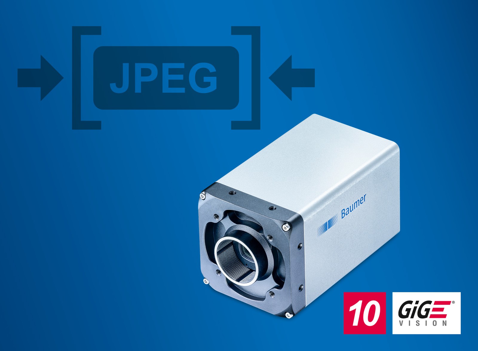 Baumer hat neue Highspeed-Kameras mit integrierter JPEG-Bildkompression im Portfolio.