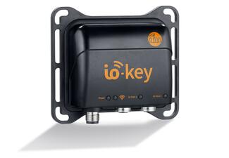 Der IO-Key von IFM überträgt die Messwerte angeschlossener Sensoren mit IO-Link-Schnittstelle über das Mobilfunknetz direkt in die Cloud und kann somit der ideale Schlüssel zum Internet of Things (IoT) sein.
