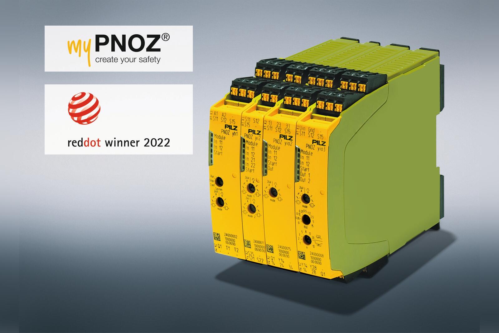 Gewinner des Red Dot Award: Product Design in diesem Jahr: das personalisierbare Sicherheitsschaltgerät My Pnoz von Pilz.