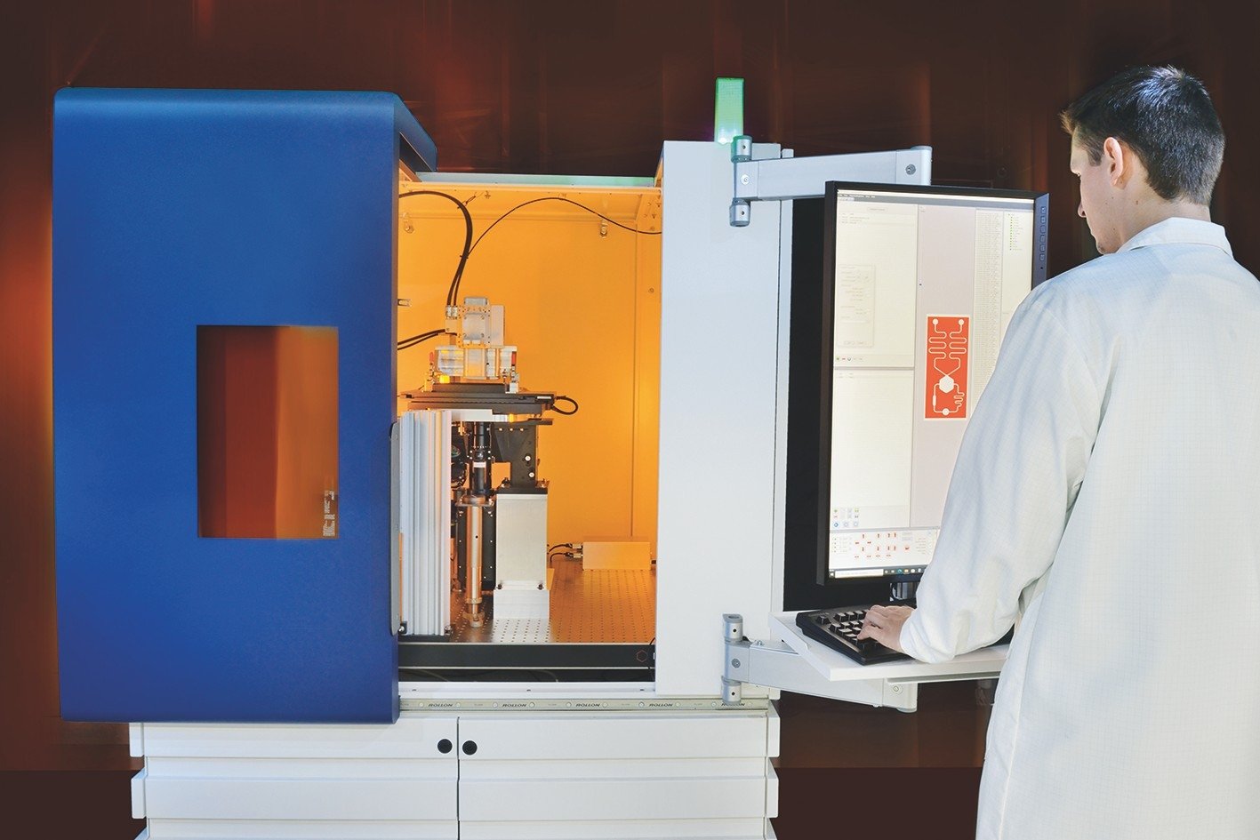 Der Prototyp vom Fraunhofer ILT verbindet zwei 3D-Druck-Verfahren. 