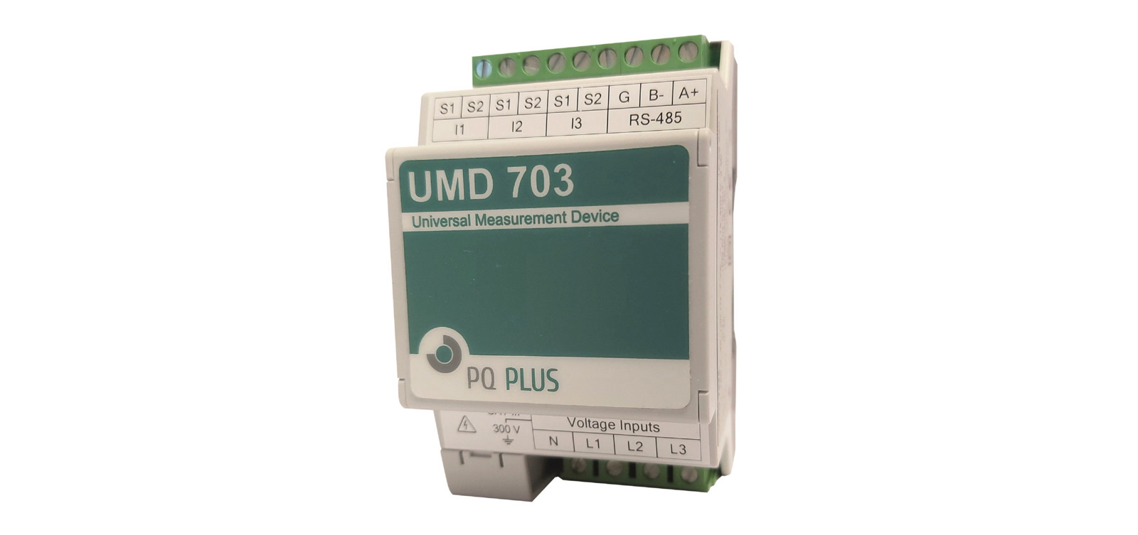 Das Ernergiemessgerät UMD 703 S von PQ Plus ist für die Messung von Live-, Mittel-, Minimal- und Maximalwerten elektrischer Größen sowie für die Oberschwingungsmessung bei der Schienenmontage konzipiert.