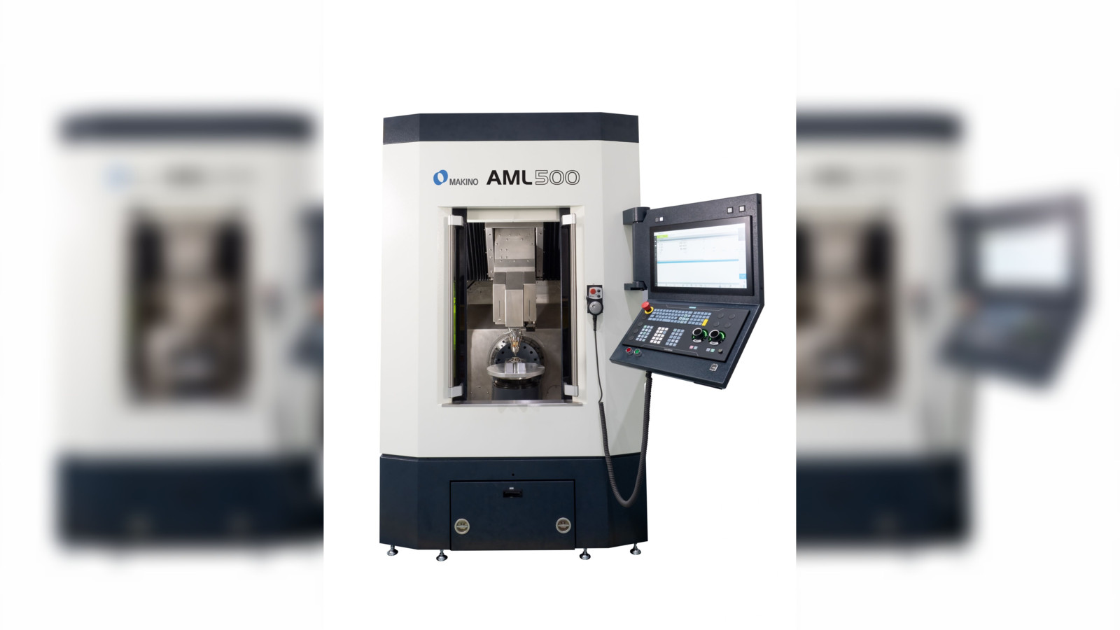 Der Metall-3D-Drucker von Makino arbeitet im Hochgeschwindigkeits-LMD-Verfahren.