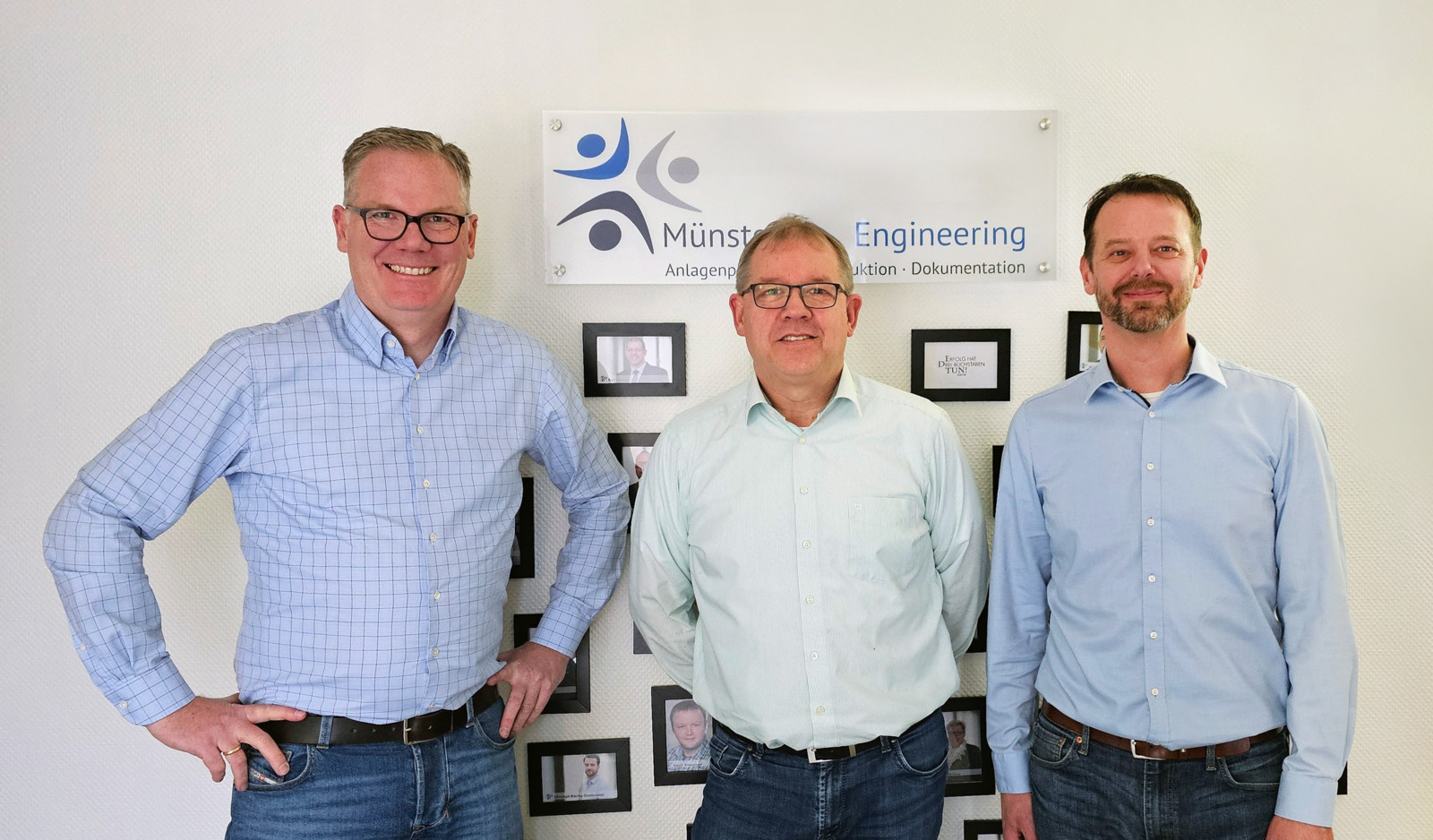 Die Geschäftsführer der beiden Unternehmen v.l.: Michael Mohr, Ralf Hollein und Lars Möllenhoff