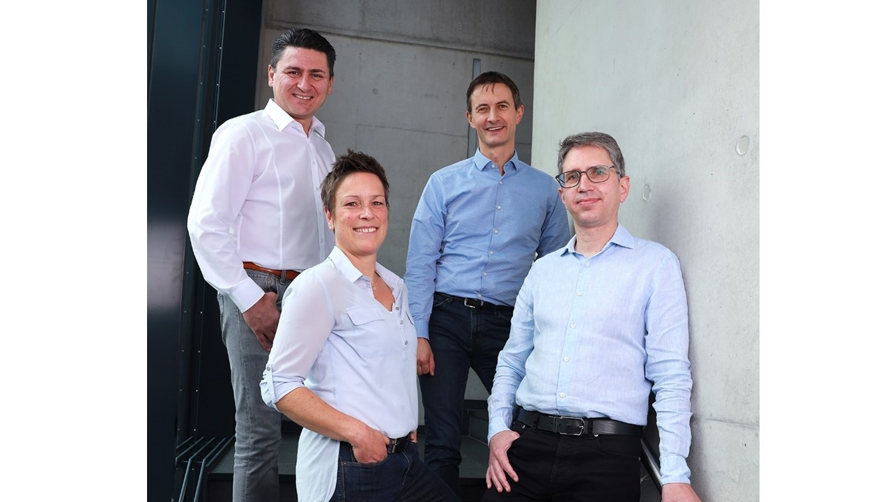 Die neue Geschäftsführung von Nanotec: Durmus Özcan, Elke Zec, Dr. Christian Hainzlmaier, Stephan Huber (v.l.n.r.)
